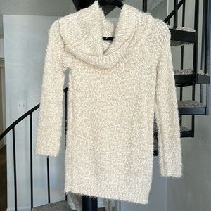 LC off the shoulder cream sweater